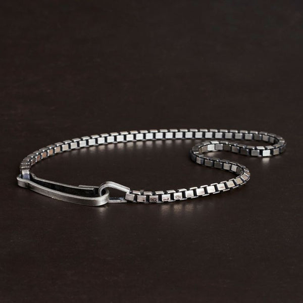 WERKSTATT MUNCHEN 925 Silver Chain Bracelet Series I German High Degree Handmade WM-M2404-BC-0 PWM2